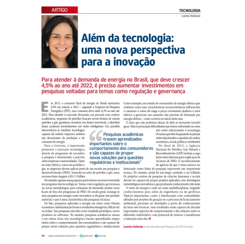 Imagem de "Além da tecnologia: uma nova perspectiva para a inovação"