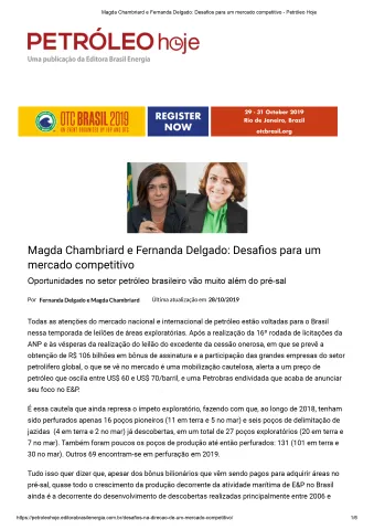 Imagem de "Desafios para um mercado competitivo"