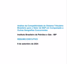 Imagem de "Análise da Competitividade do Sistema Tributário Brasileiro para o Setor de E&P em Comparação a Outras Geografias Concorrentes"