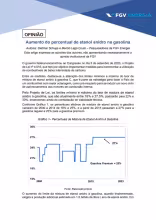 Imagem de "Aumento do percentual de etanol anidro na gasolina"