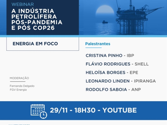Imagem de "A Indústria Petrolífera pós-pandêmica e pós COP26"
