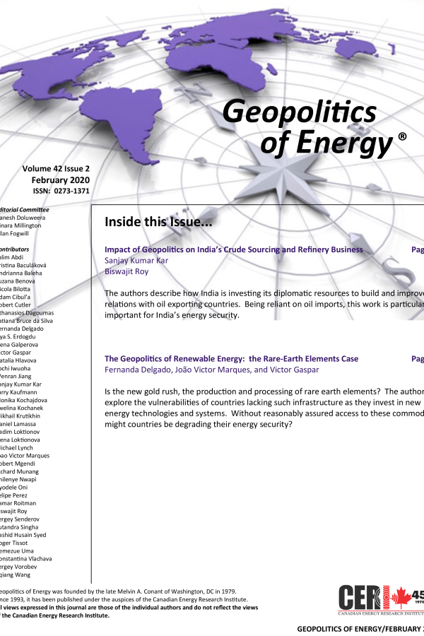 Imagem de "The Geopolitics of Renewable Energy: the Rare-Earth Elements Case"