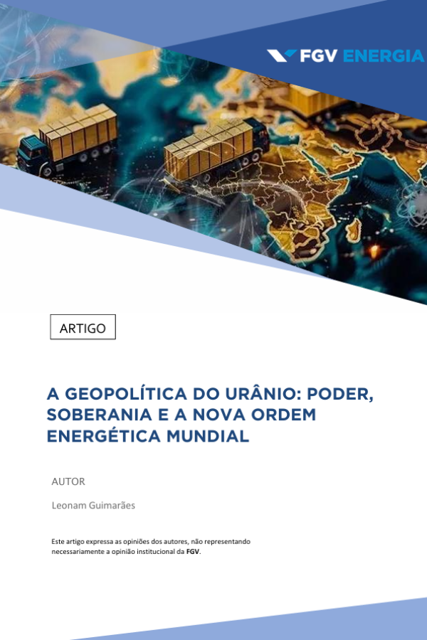 Imagem de "A GEOPOLÍTICA DO URÂNIO: PODER,  SOBERANIA E A NOVA ORDEM  ENERGÉTICA MUNDIAL "