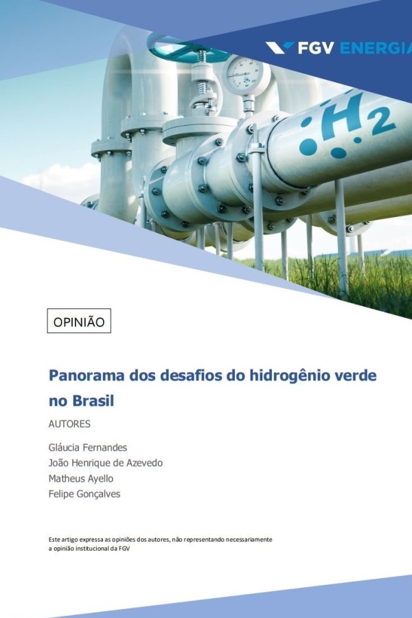 Imagem de "Panorama dos desafios do hidrogênio verde no Brasil"