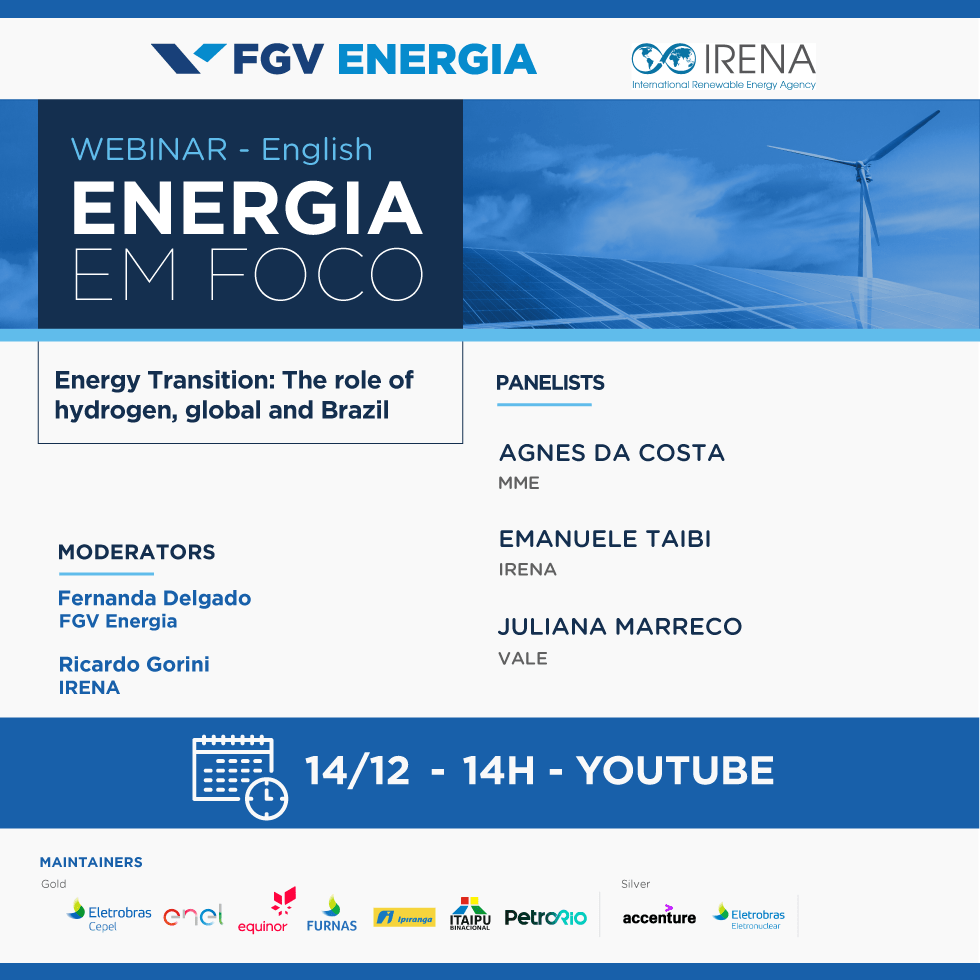 Imagem de "Energy Transition: The role of hydrogen, global and Brazil"
