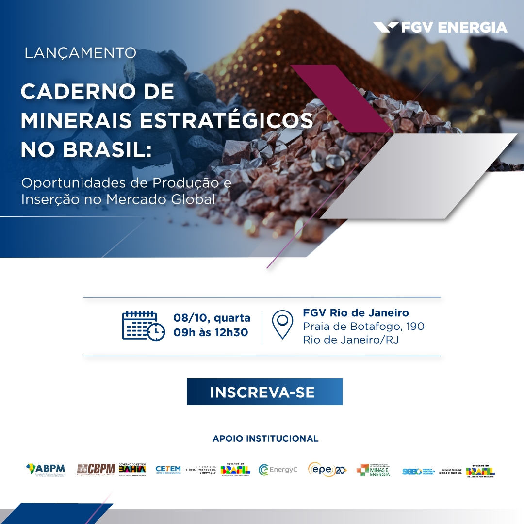 Imagem de "Lançamento Caderno "Minerais Estratégicos no Brasil: Oportunidades de Produção e Inserção no Mercado Global""