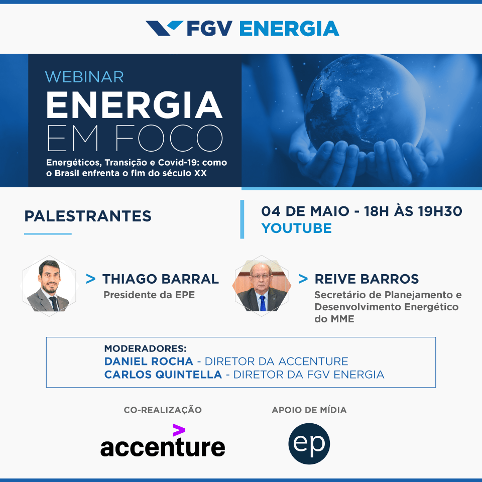 Imagem de "Energia em Foco: Energéticos, Transição e Covid-19: como o Brasil enfrenta o fim do século XX"
