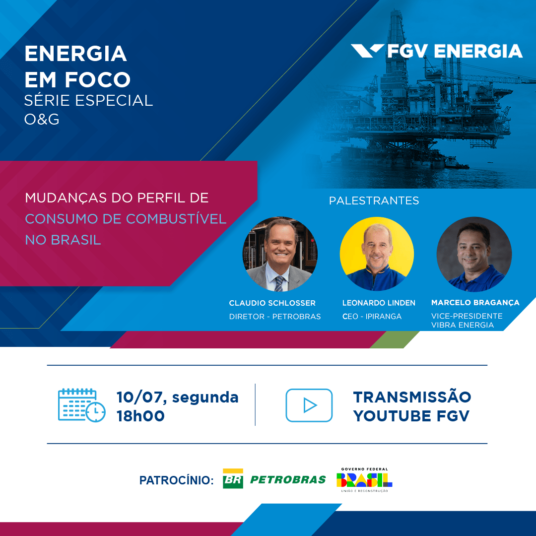 Imagem de "Webinar | Energia em Foco - Séria Especial O&G | Mudanças do Perfil de Consumo de Combustível no Brasil"