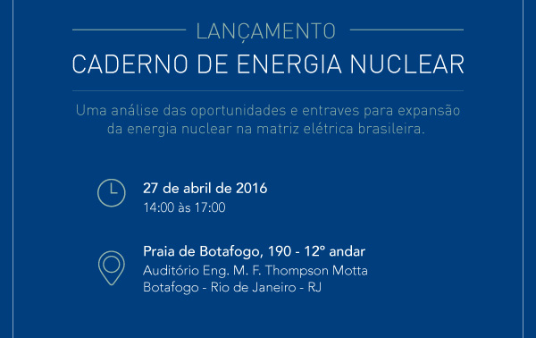 Imagem da notícia "FGV Energia promove debate entre especialistas no lançamento do Caderno de Energia Nuclear"