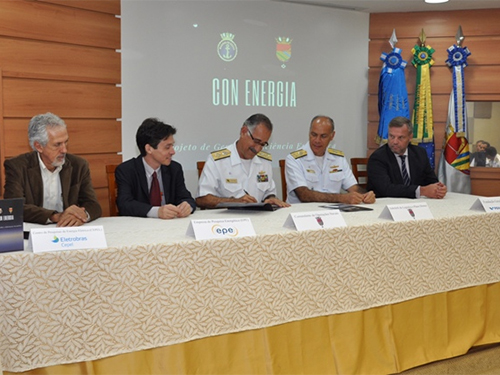 Imagem da notícia "FGV Energia participa do lançamento do ﻿projeto de gestão e eficiência energética da Marinha"