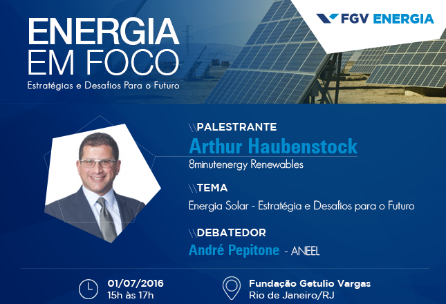 Imagem da notícia "Convidado Internacional debate o futuro e os desafios da Energia Solar em palestra no Rio"
