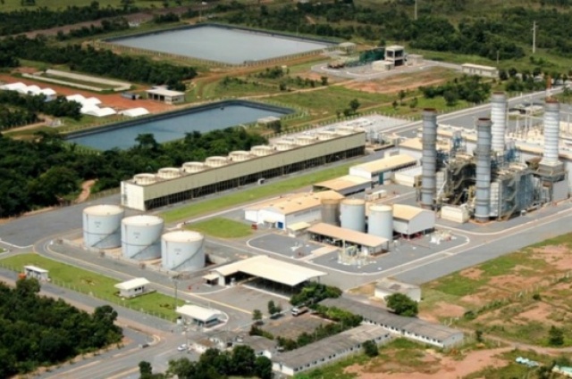 Vista aérea da Usina Termelétrica Mário Covas, conhecida como UTE de Cuiabá, atualmente propriedade da Âmbar Energia, do grupo J&F;, de Joesley Batista (Foto: Divulgação/Âmbar Energia)